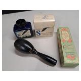 Vintage Avon Perfume Box, Ink & More
