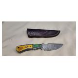4' blade knife with Belt Sheath