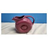 Vintage hall China Doughnut pitcher 8' tall