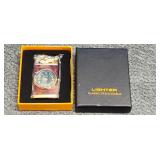 Classic Fashionable Lighter with Quartz Clock