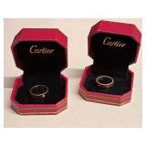 Faux Cartier Rings w/ Boxes   NO REFUNDS
