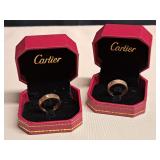 Faux Cartier Rings w/ Boxes  NO REFUNDS