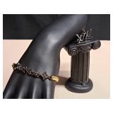 Faux Vuitton Bracelet & Earrings   NO REFUNDS