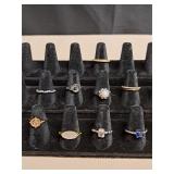Faux Fashion Rings Various Sizes   NO REFUNDS