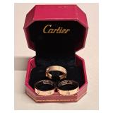 Faux Cartier Fashion Rings   NO REFUNDS