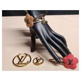 Faux  Bracelet, Earring & Hair Clips   NO REFUNDS