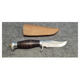 5' blade knife with Belt Sheath