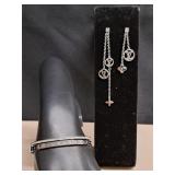 Faux Vuitton Bracelet & Earrings   NO REFUNDS