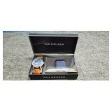 Faux Van Heusen Watch and Earbuds