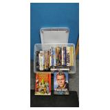 Small tote of DVDS