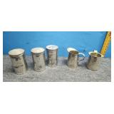 Vintage metal containers
