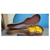 Vintage Harmony 6 String Guitar with Case