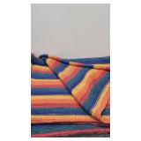 Knitted Multi-Color Blanket 3' x 6'