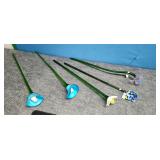 Long Stem Blown Glass Flowers 19'