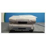 Panasonic VHS & 5 Disc Pioneer DVD Player