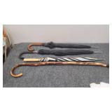 3) Umbrellas & Cane