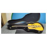 Vintage Archtop 6 String Guitar with Case