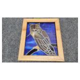 Stained Glass Owl  8'ï¿½9'