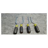 2 Phillips & 2 flathead screwdrivers