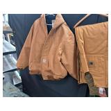 Carhartt Coat  4XL,  Bibs  3XL