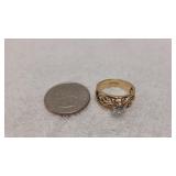 18k Gold Plated Ring Size 6.0