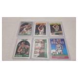 6 Celtics 1990, 1991 & 2025 Larry Bird Cards