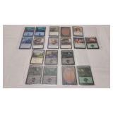 5 Pages of Magic The Gathering Cards Front & Back