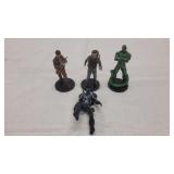 2) Star Wars & 2) Marvel Action Figures