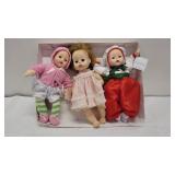 2) Madame Alexander Dolls & 1) Vintage Doll