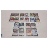 5 Pages of Magic The Gathering Cards Front & Back