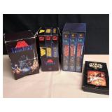 2) StarWars Trilogy VHS, 1)  Star Wars Ep1 VHS