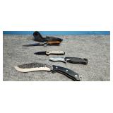 2) Pocket Finger Flip Knives & 2) Others