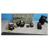 Nikon Camera with Extra Lens & Vivitar Lens