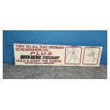 Vintage Metal Advertising Sign