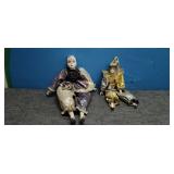 Vintage Collectible Porcelain Venetian Style Clown