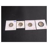 4) Nickels 2003-S, 2005-S, 2006-S 2007-S