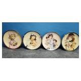4) Limited Edition  Decorative Plates