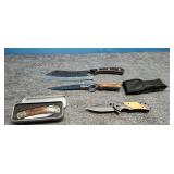 3'-8' Knives 2 pocket 1 belt knives