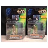 2) Star Wars Obi-Wan Kenoni Figurines NIB