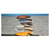 3) Knives with Belt Sheaths
