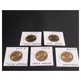 5) 2007 US Presidential Dollar Coins