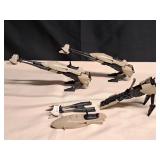 3) Star Wars 1983 Kenner Speeder Bikes