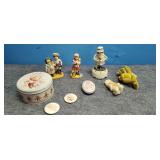 Jan Hagara Figures & Tins and a Music Box