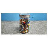 Jar of Vintage Marbles