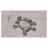 Sterling Silver Charm Bracelet