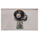 Pittsburgh Hines Ward Card & Signed Helmet