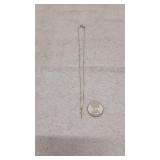 925 Silver Necklace With Cross Pendant