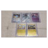 5 Japanese Pokï¿½mon Cards