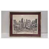 Man-Made Marble Engraving The Windy City 21'ï¿½16'