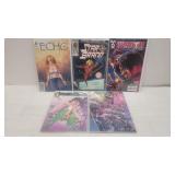 5 Different Brand Comic Books